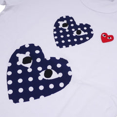 Camiseta Play Comme Des Garçons White