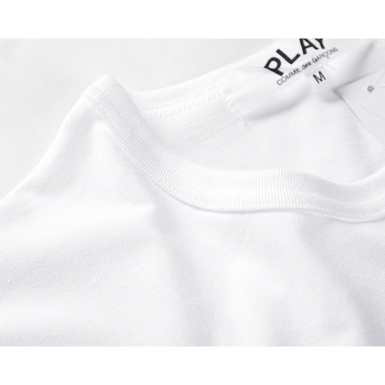 Camiseta Play Comme Des Garçons White