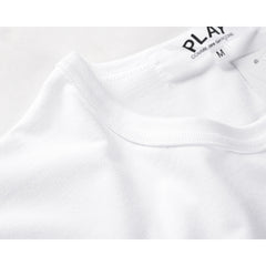 Camiseta Play Comme Des Garçons White