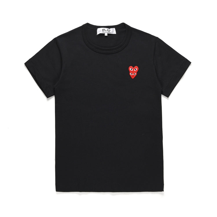 Camiseta Play Comme Des Garçons Black