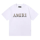 Camiseta Amiri Leopard Logobrand Printed