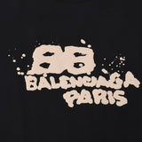 Camiseta Balenciaga Hand-Brawn BB Icon