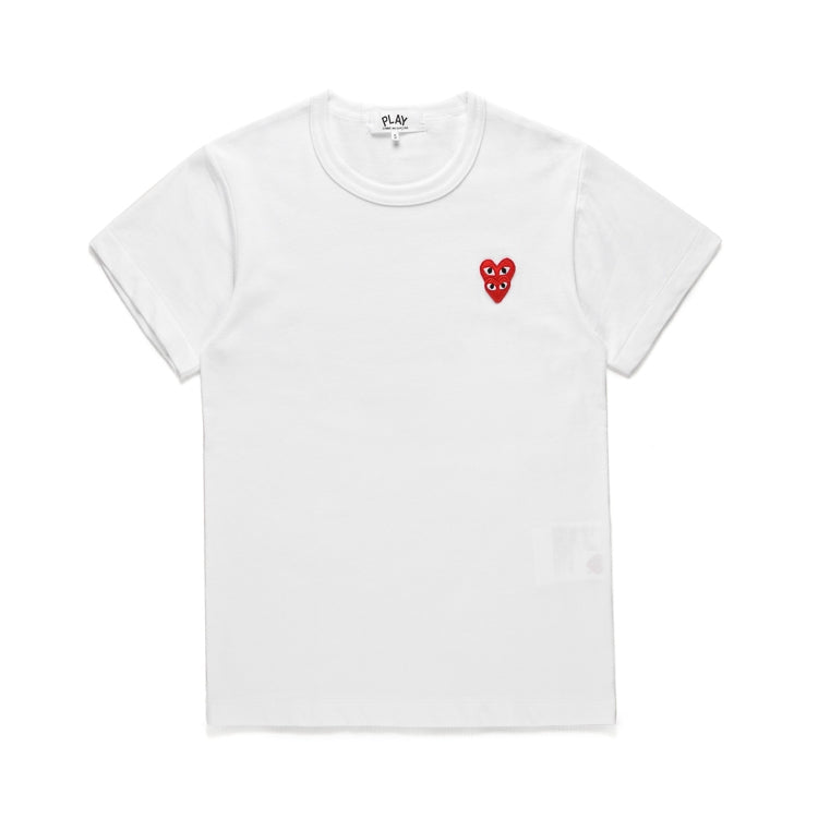 Camiseta Play Comme Des Garçons White