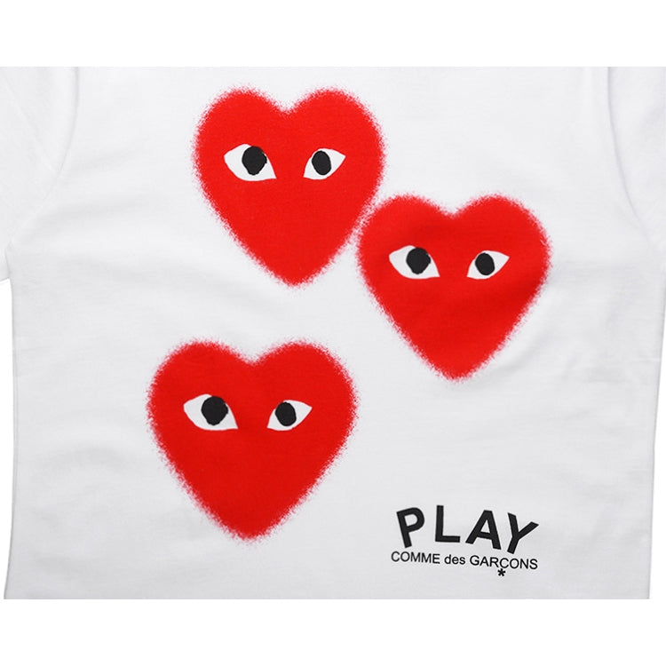 Camiseta Play Comme Des Garçons White