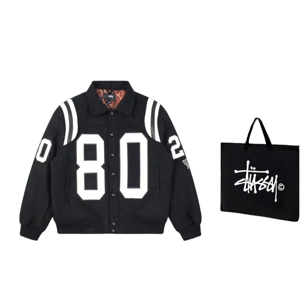 Blusa Colegial Stussy Number #20 Black