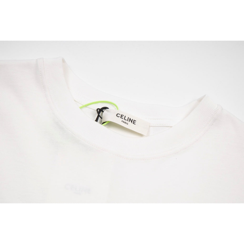 Camiseta Celine Logobrand 3C White