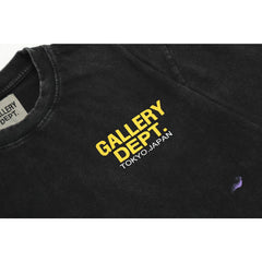 Camiseta Gallery Dept. Painted Black Logobrand