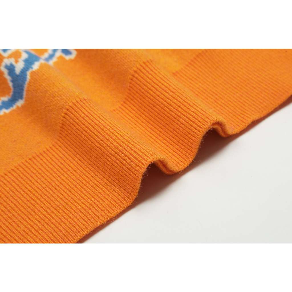 Camiseta Lã Rhude Orange Jacquard