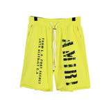 Bermuda Moletom Amiri Logobrand 22 Neon Green