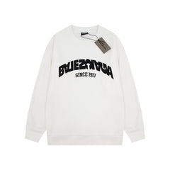 Blusa Balenciaga Moletom 2023 Logobrand White