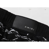 Calça Amiri Moletom Logobrand Printed Black