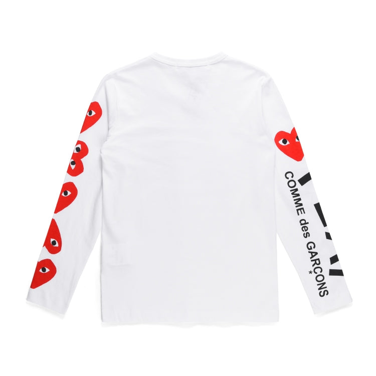 Camiseta Play Comme Des Garçons White Mangalonga