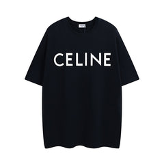 Camiseta Celine Loose Logobrand Black