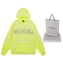 Blusa Balenciaga Stripped Logobrand Green Neon