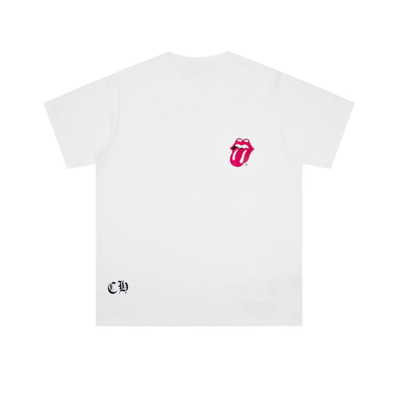 Camiseta Chrome Heart Rolling Stones