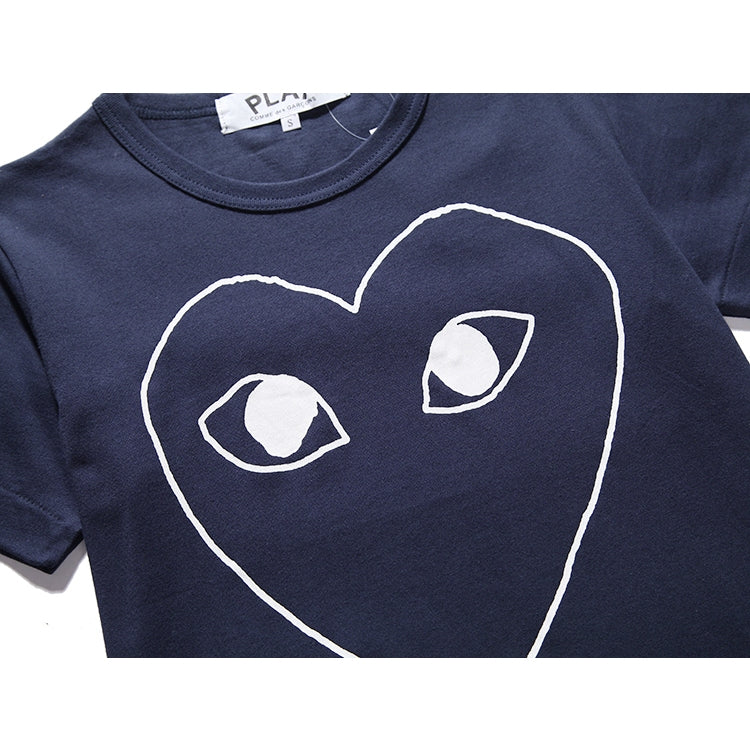 Camiseta Play Comme Des Garçons Blue