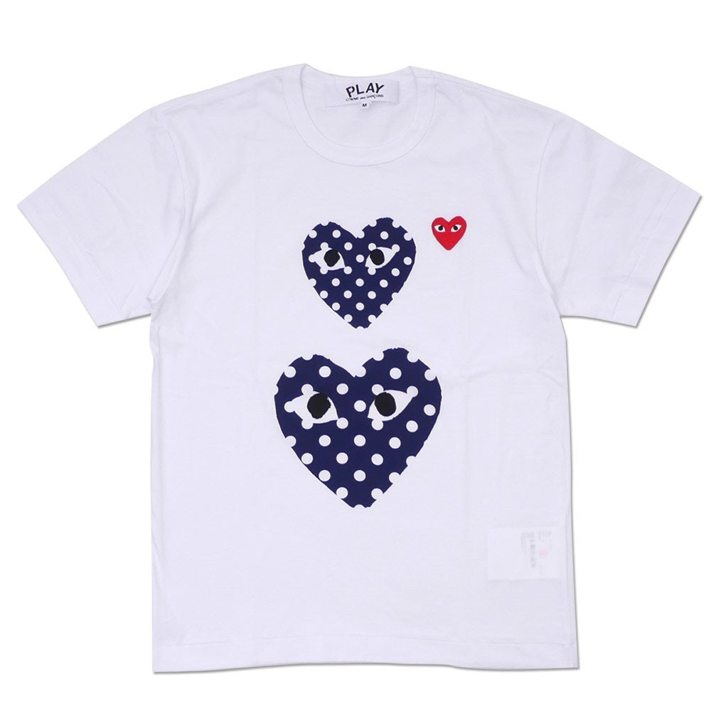 Camiseta Play Comme Des Garçons White