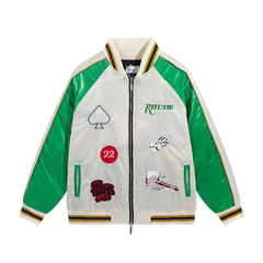 JAQUETA COLEGIAL RHUDE EXCLUSIVE GREEN