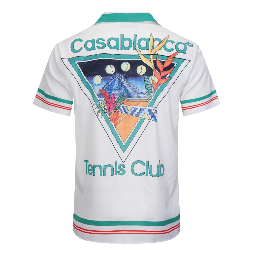 Camisa Casablanca Tennis Club Icon Silk