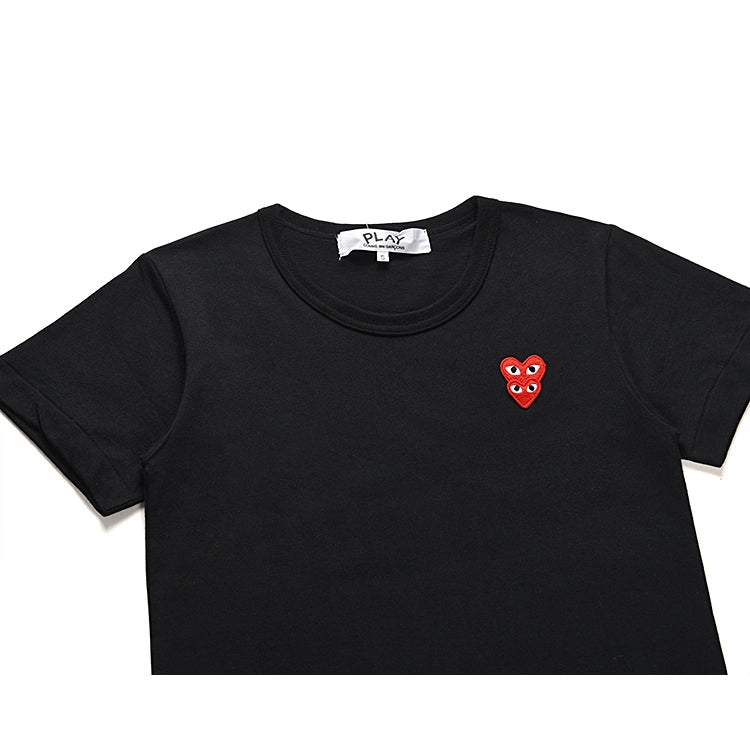 Camiseta Play Comme Des Garçons Black