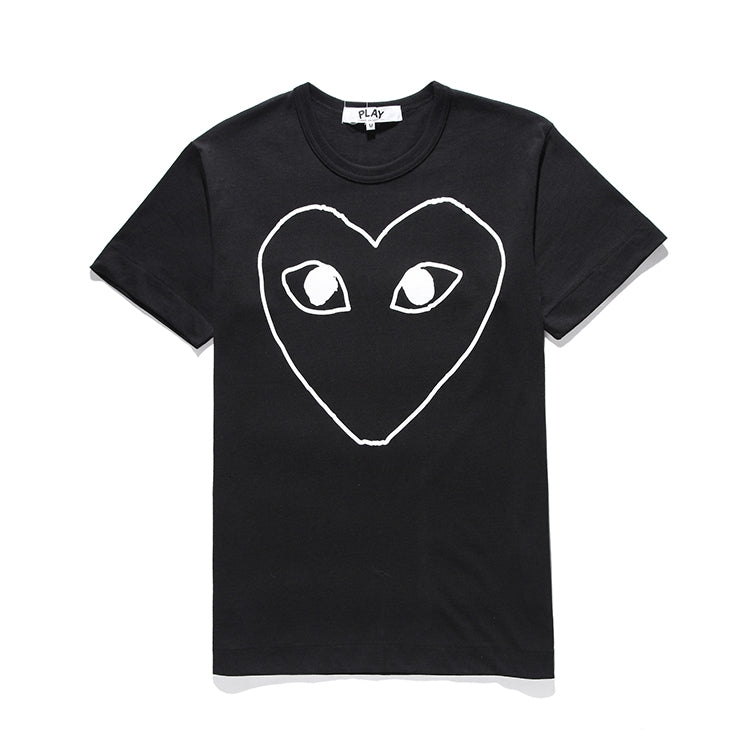 Camiseta Play Comme Des Garçons Black