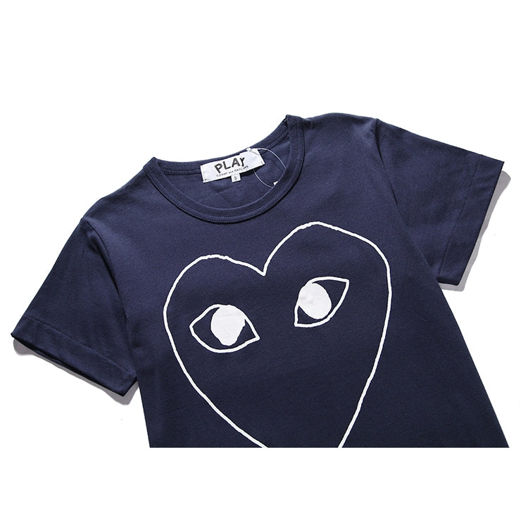 Camiseta Play Comme Des Garçons Blue