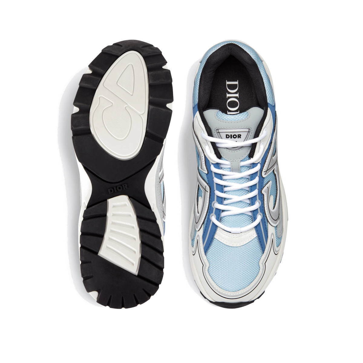 Christian Dior B30 Sneaker Cinza e Azul