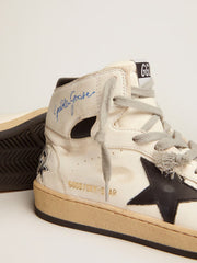 Tênis Golden Goose Superstar Cano alto Preto