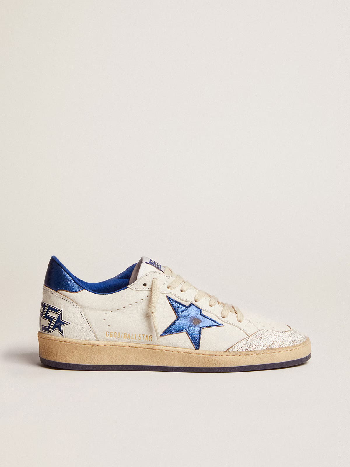 Tênis Golden Goose Superstar azul brilhante