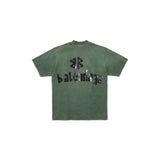 Camiseta Balenciaga Tape Logo Verde