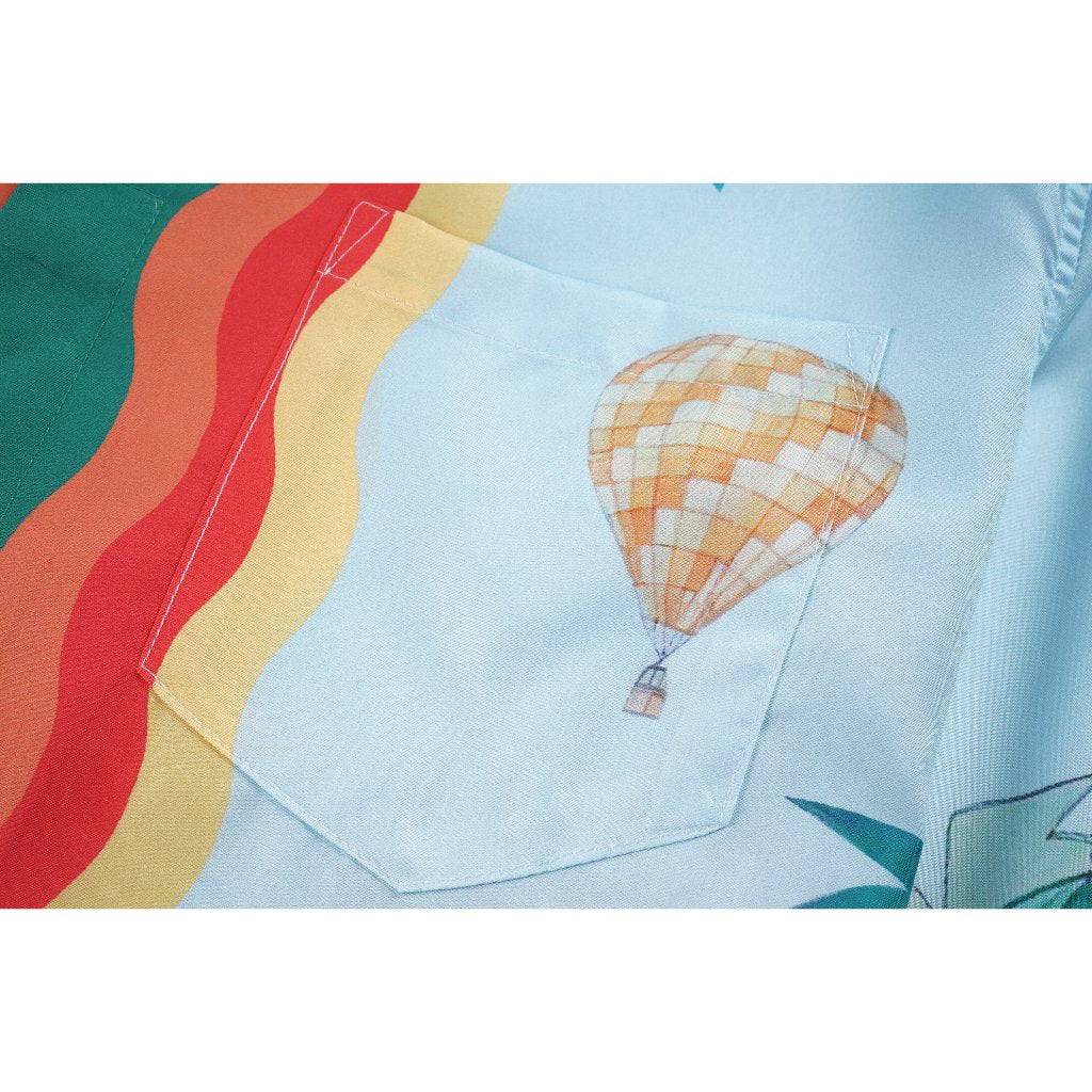 Camisa Casablanca Palm Spring Tennis Club Cuban Collab SIlk