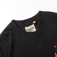 CAMISETA GALLERY DEPT. BLACK LOGOBRAND 001