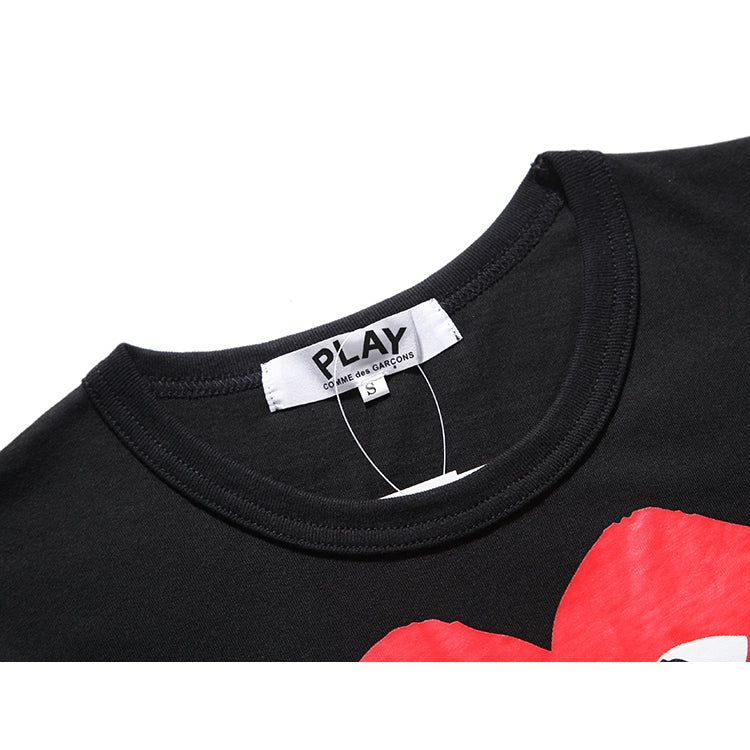 Camiseta Play Comme dos Garçons Black