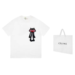 Camiseta Celine Designer Summer White