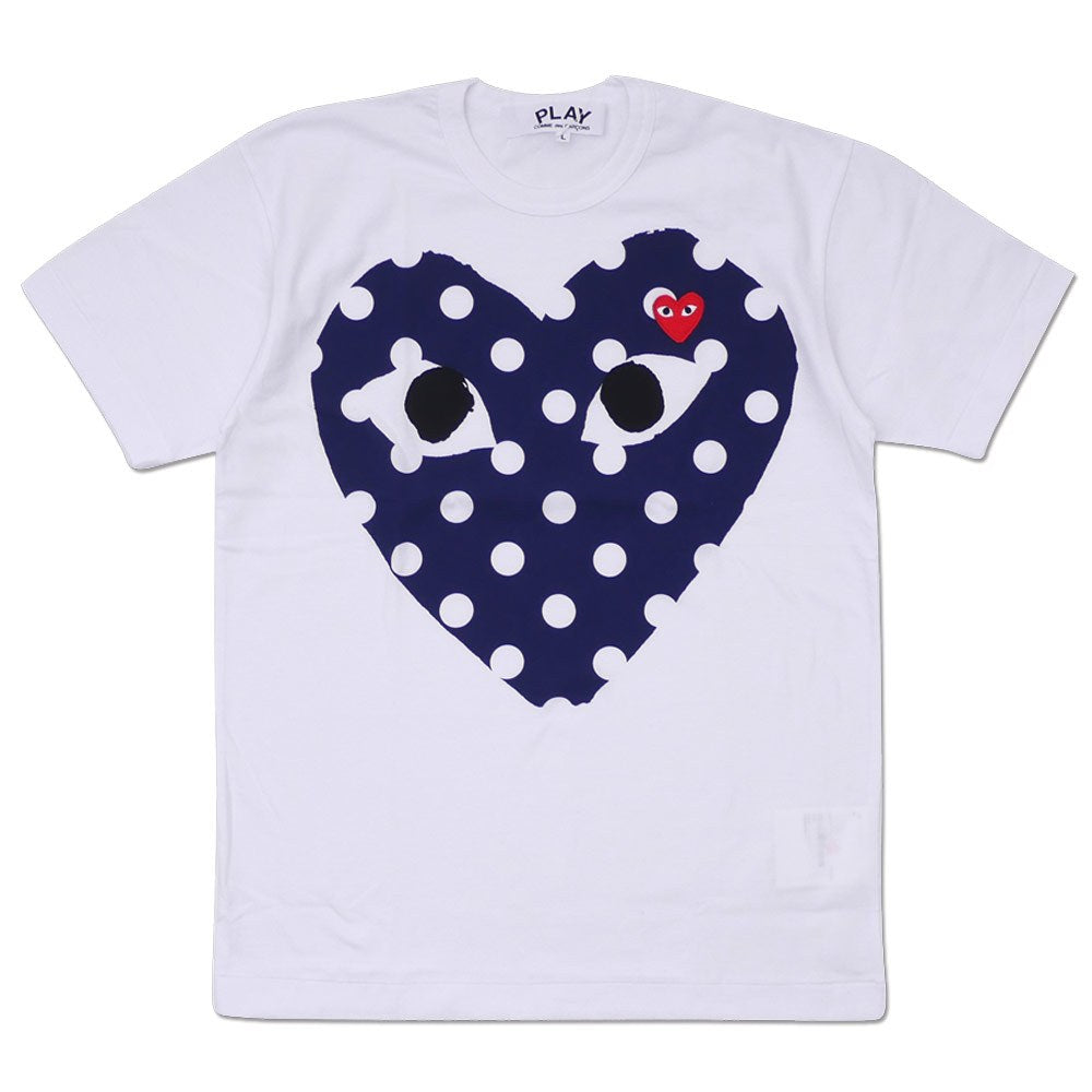 Camiseta Play Comme Des Garçons White