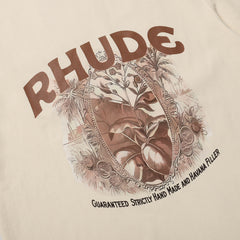 Camiseta Rhude Printed Cigaro Cream