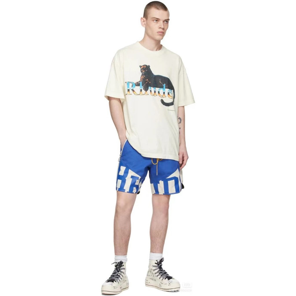 Bermuda Rhude Tactel Logobrand Blue