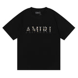 Camiseta Amiri Leopard Logobrand Printed