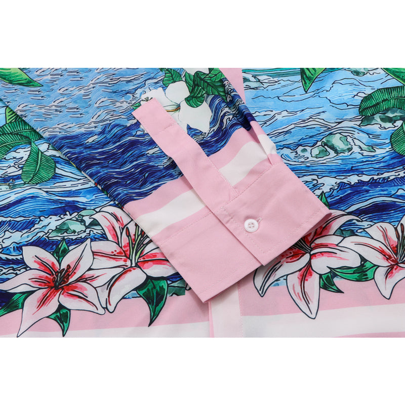 Camisa Casablanca Ping Pong Club Sunset Silk