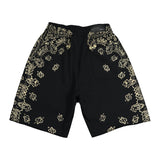 Bermuda Moletom Amiri Bandana Logobrand Brown / Black