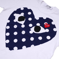 Camiseta Play Comme Des Garçons White