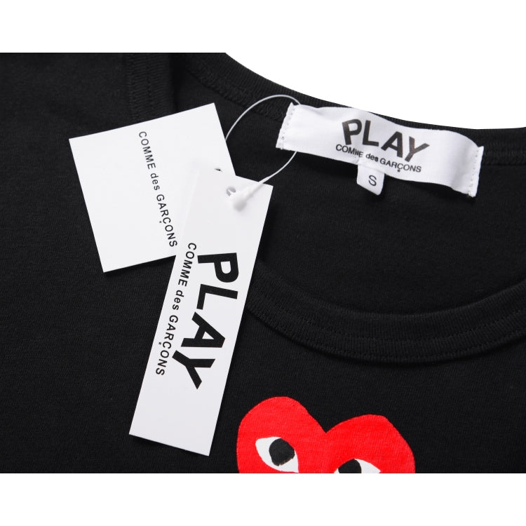 Camiseta Play Comme Des Garçons Black