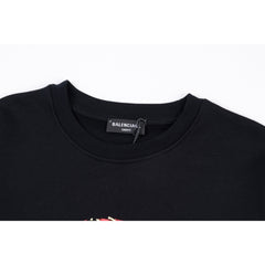 Blusa Balenciaga Moletom Logobrand Black