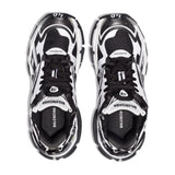 Tênis Balenciaga Runner Low Black & White