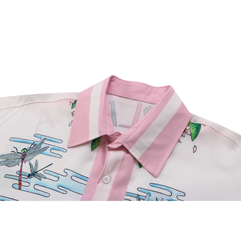 Camisa Casablanca Ping Pong Club Sunset Silk