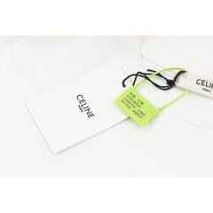 Camiseta Celine Logobrand Strass White