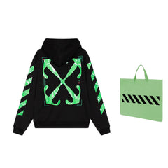 Blusa Off-White Moletom HD2023 Neon Green