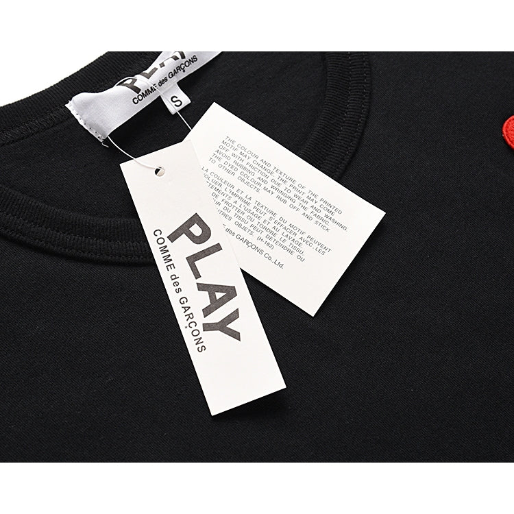 Camiseta Play Comme Des Garçons Black