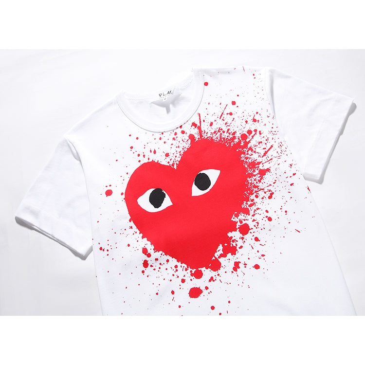 Camiseta Play Comme Des Garçons White