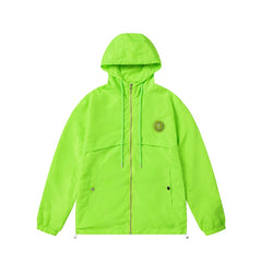 Jaqueta Trapstar Tactel Neon Green